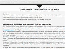 Tablet Screenshot of codesscripts.fr